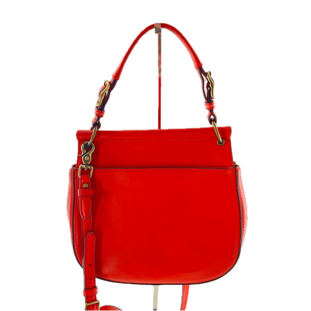 Coach Willis Legacy 70th Anniversary Vermillion Leather Handbag 19132 (2012) - Picture 15 of 17
